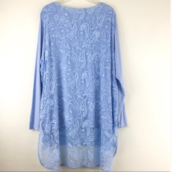 NWT Soft Surrounding Adele Silk Tunic Top - Picture 4 of 7